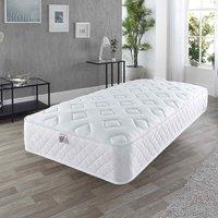 Aspire Double Comfort Eco Hybrid Memory Foam & Spring Mattress Small Single, White