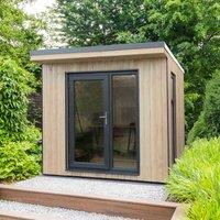 Forest Garden Xtend 2.5m Garden Room with Installation, Brown