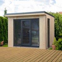 Forest Garden Xtend 3m Garden Room, Brown