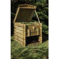 Forest Garden Beehive Compost Bin, Brown