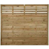 Forest Garden 4'11'' x 5'11'' (150 x 180cm) Pressure Treated Decorative Kyoto Fence Panel