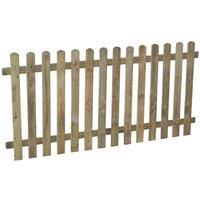 Forest Garden 2'11'' x 6' Heavy Duty Pale Fence Panel, Brown