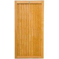 Forest Garden 6' x 2'11'' (182 x 91cm) Board Gate, Brown