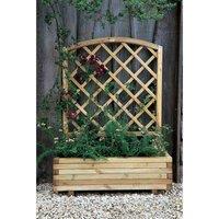 Forest Garden Toulouse Planter, Brown
