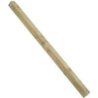 Forest Garden Green 6'10'' (210cm) Fence Post, Brown