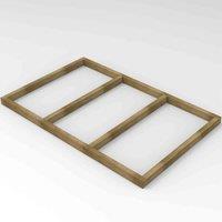 Forest Garden 6' x 4' Shed Base for Overlap Sheds, Brown