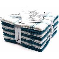 Penguin Home Quick Drying And Durable Teal Dish Towels Pack Of 8