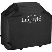 Lifestyle Appliances Lifestyle Premium 3/4 Burner Hooded Bbq Cover - Black, Black