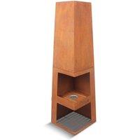 Casa Mia Tempo Wood-Burning Chiminea, Brown