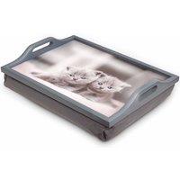 St Helens Kittens Lap Tray With Cushion