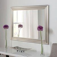 Yearn Mirrors Yearn Champagne Framed Wall Mirror 66 x 91.4Cms, Silver