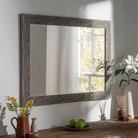 Yearn Mirrors Yearn Grey Simple Framed Mirror 71.1 X 99.1Cms, Grey