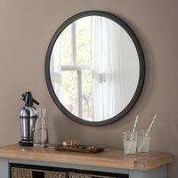 Yearn Mirrors Yearn Classic Round Black Mirror 50Cm, Black