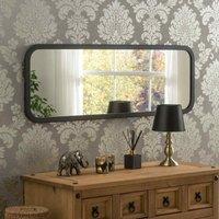 Yearn Mirrors Yearn Contemporary Black Framed Wall Mirror, Black