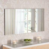 Yearn Mirrors Yearn Contemporary Bevelled Wall Mirror Silver, Silver
