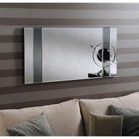 Yearn Mirrors Yearn Contemporary Bevelled Wall Mirror With Smoked Panels