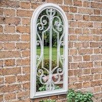 Crossland Grove Bari Outdoor Mirror Gatehouse 490 X 40 X 965 Mm - White, White