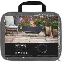 Ivyline Waterproof Fire Pit Cover In Eco-friendly Material square H45Cm W69Cm, Grey