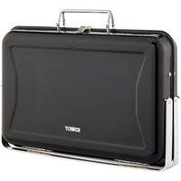 Tower Portable Briefcase Bbq - Black, Black