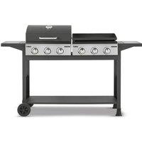 Tower Goucho Gas Bbq Grill With Plancha - Black, Black