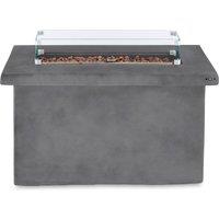 Tower Magna Rectangular Gas Fire Pit - Grey, Grey