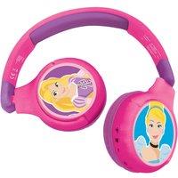Lexibook Disney Princess Bluetooth & Wired Foldable Headphones - Pink, Pink