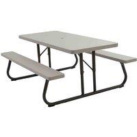 Lifetime 6-foot Classic Folding Picnic Table - Brown, Brown