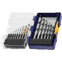 Irwin Hss Pro Drill Bit Set 15 Piece, Blue