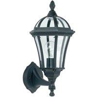 Crossland Grove Marston Wall Light 220Mm Uplight, Black