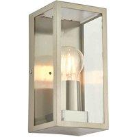 Crossland Grove Winchester Wall Light Brushed Steel, Grey