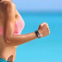 Aquarius Ip68 Waterproof Bluetooth Fitness Tracker With Heart Rate Monitor And Step Counter - Black, Black