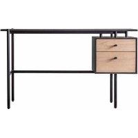 Crossland Grove Borden 2 Drawer Desk Black Frame, Black