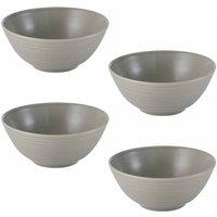Mason Cash William Mason Set Of 4 Grey Soup Cereal Bowls