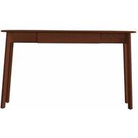 Crossland Grove Barcelona 1 Drawer Desk Walnut, Brown