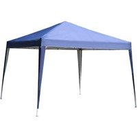 Outsunny 3 X 3M Garden Pop Up Gazebo Marquee Party Tent Wedding Canopy Blue, Blue