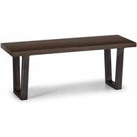 Julian Bowen Brooklyn Bench Dark Oak, Brown