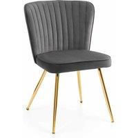 Julian Bowen Set Of 2 Cannes Dining Chairs - Grey, Grey