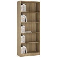 Furniture To Go 4 You Tall Wide Bookcase In Sonama Oak, Brown