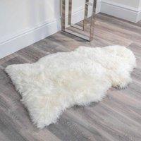 Native Natural Sheepskin Rug xxl, White