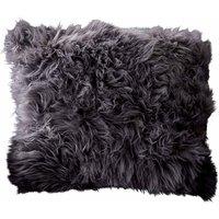 Native Natural Grey Sheepskin Cushion, Grey