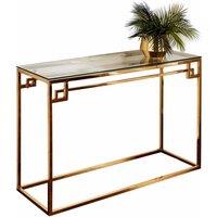Native Home & Lifestyle Cesar Gold Console Table, Gold