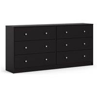 Indoor Furniture Group May Chest Of 6 Drawers (3+3) In Black