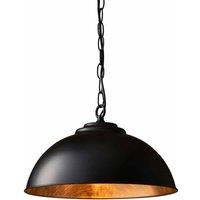 Ensora Lighting Noah Pendant Ceiling Light, Black