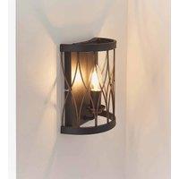 Ensora Lighting Zuri Wall Light, Black