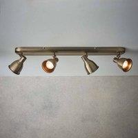 Ensora Lighting Bryson 4 Light Bar Spot Light, Gold