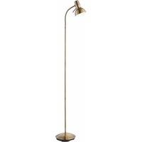 Ensora Lighting Milo Floor Lamp Antique Brass, Gold