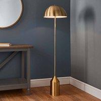 Ensora Lighting Gia Floor Lamp Brass, Gold