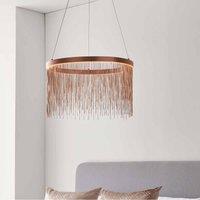 Ensora Lighting Harmony LED Pendant Ceiling Light Copper, Orange