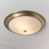 Ensora Lighting Wren Flush Ceiling Light, Gold