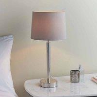 Ensora Lighting Joel USB Table Lamp, Brown